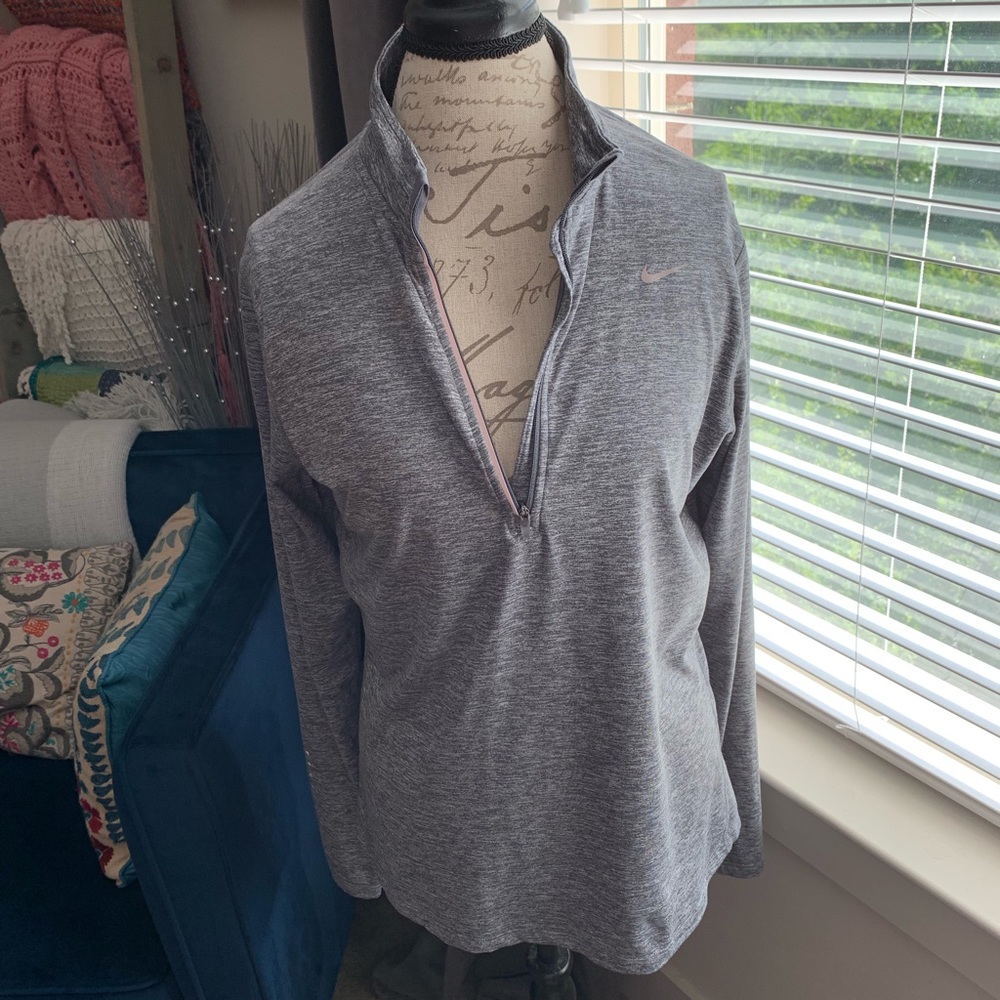 Nike Half Zip Dry Fit Pullover - Large
